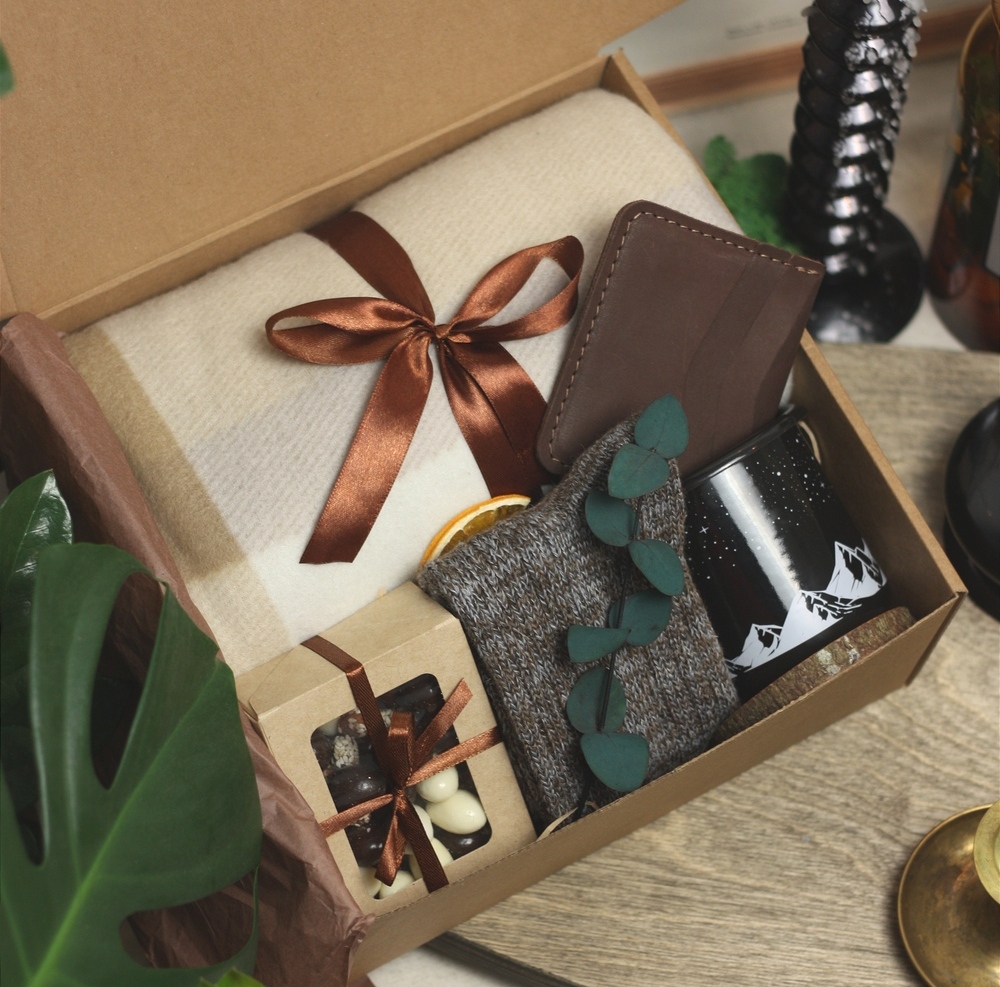 Мужской подарочный бокс "Brown" max Мужской подарочный бокс "Brown" max