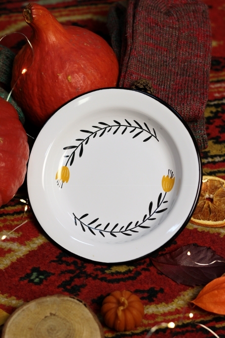 Эмалированная тарелка "Nordic"