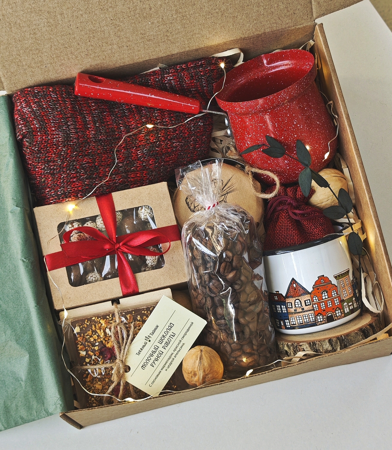 Подарочный бокс для любителя кофе Подарочный бокс для любителя кофе